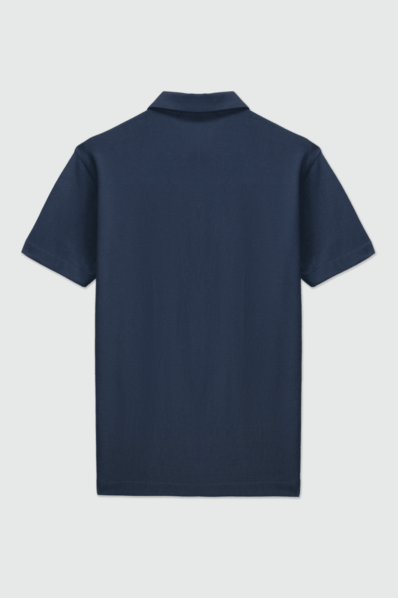 Pique Relaxed-fit Shirt in Dark Navy SHIRT ATTIR-MEN