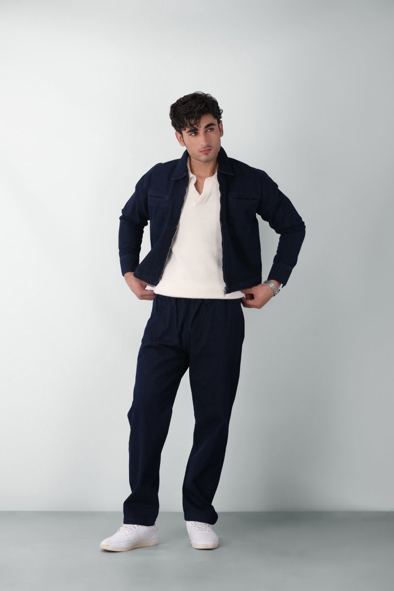 Pull On Pants in Denim BOTTOM ATTIR-MEN