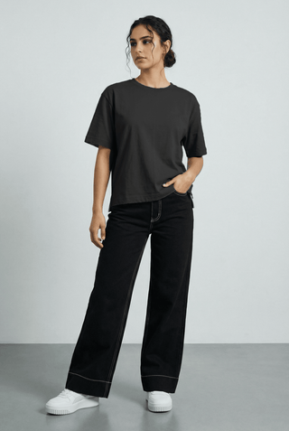 Relaxed Comfort T-shirt in Black - AttirTEE