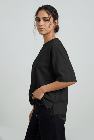Relaxed Comfort T-shirt in Black - AttirTEE