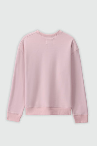Relaxed Fit Airsoft Sweatshirt in Pastel Pink - AttirSWEATSHIRT