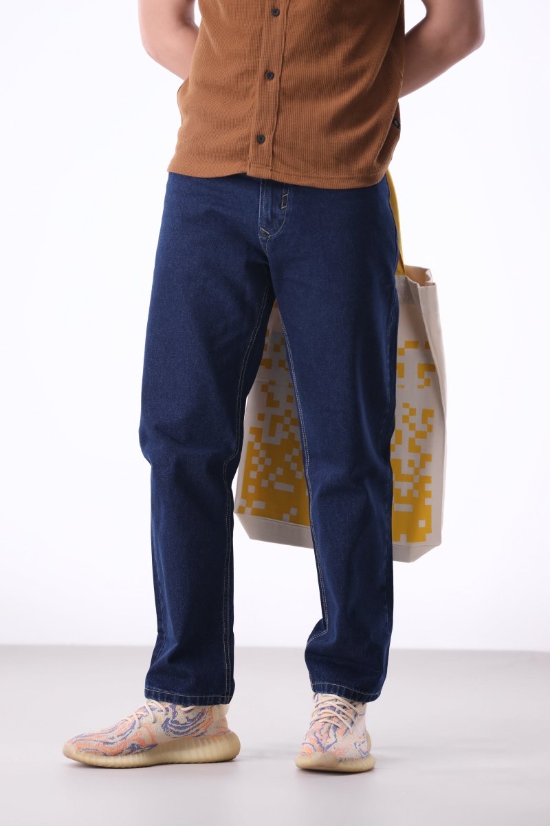 Relaxed-Fit Denim Jean in Indigo