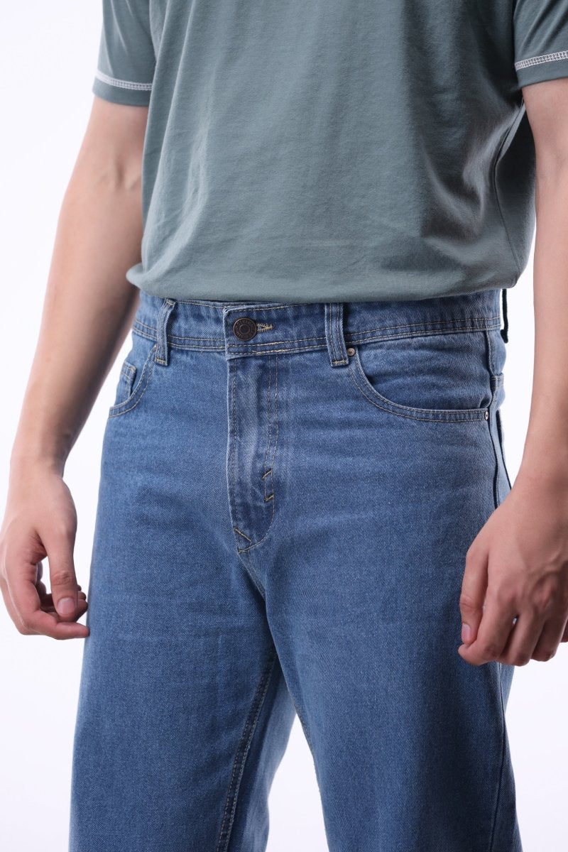 Relaxed-Fit Denim Jean in Vintage Wash
