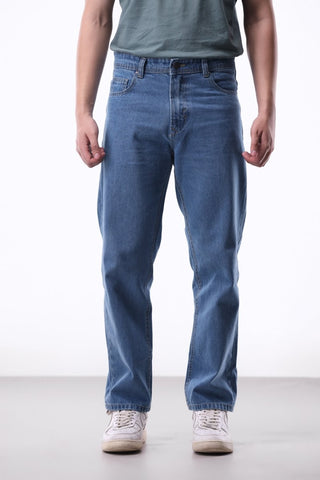 Relaxed - Fit Denim Jean in Vintage Wash - AttirJEAN