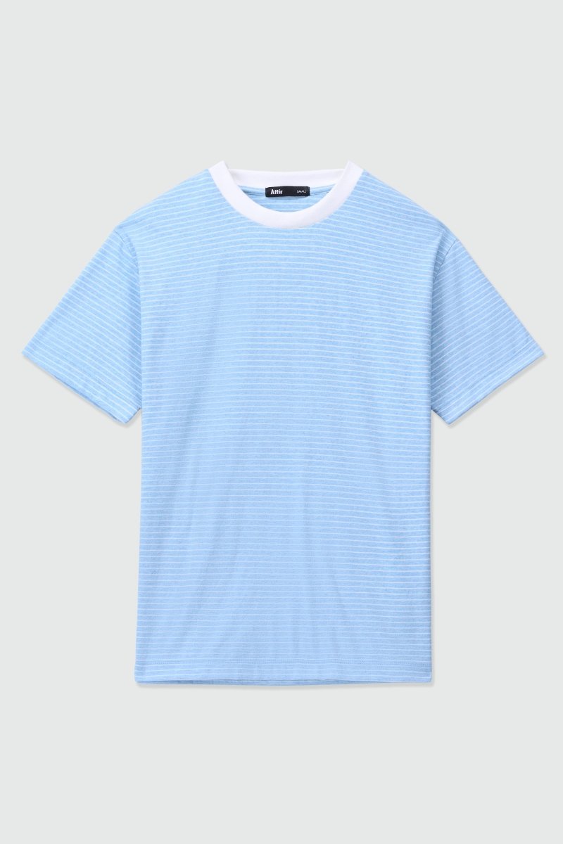 Relaxed Fit Striped T-shirt in Blue