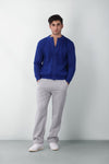 Relaxed Fleece Sweatpants in Heather Grey BOTTOM ATTIR-MEN