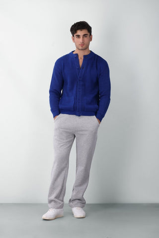Relaxed Fleece Sweatpants in Heather Grey - AttirBOTTOM