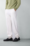Relaxed Fleece Sweatpants in Ice White BOTTOM ATTIR-MEN