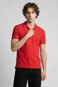 Revere Polo Shirt in Crimson Red POLO ATTIR-MEN