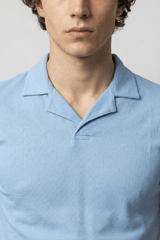 Revere Polo Shirt in Sky Blue - AttirPOLO