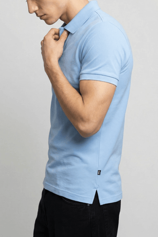Revere Polo Shirt in Sky Blue - AttirPOLO