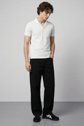 Revere Polo Shirt in White POLO ATTIR-MEN