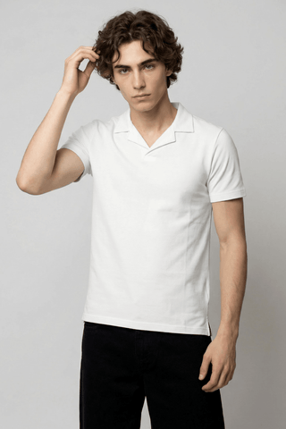 Revere Polo Shirt in White - AttirPOLO