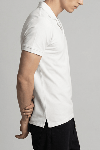 Revere Polo Shirt in White - AttirPOLO