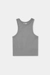 Rib-Knit Tank Top in Space Grey TANKTOP ATTIR-WOMEN