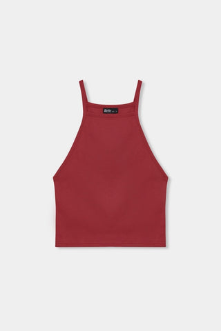 Sleeveless Crop Top in Crimson - AttirTANKTOP