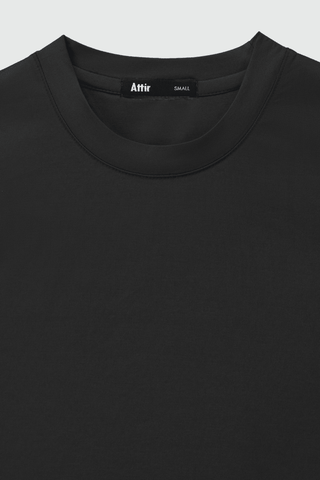 Sleeveless Sleek T-shirt in Black - AttirTEE