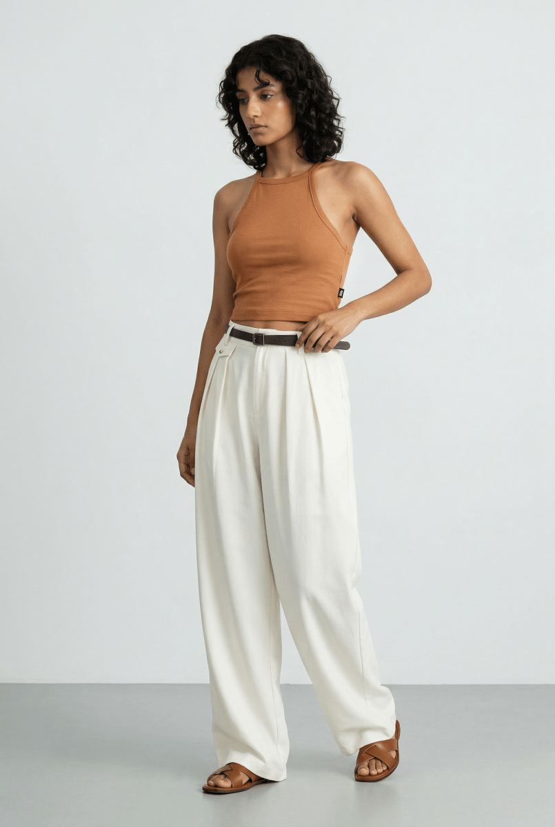 Sleeveless Top in Nude