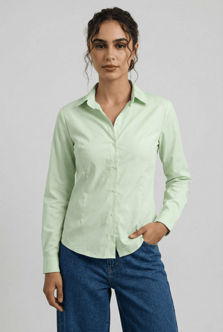 Smart - fit Button Down in Pistachio - AttirSHIRT