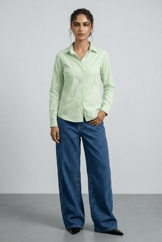 Smart - fit Button Down in Pistachio - AttirSHIRT