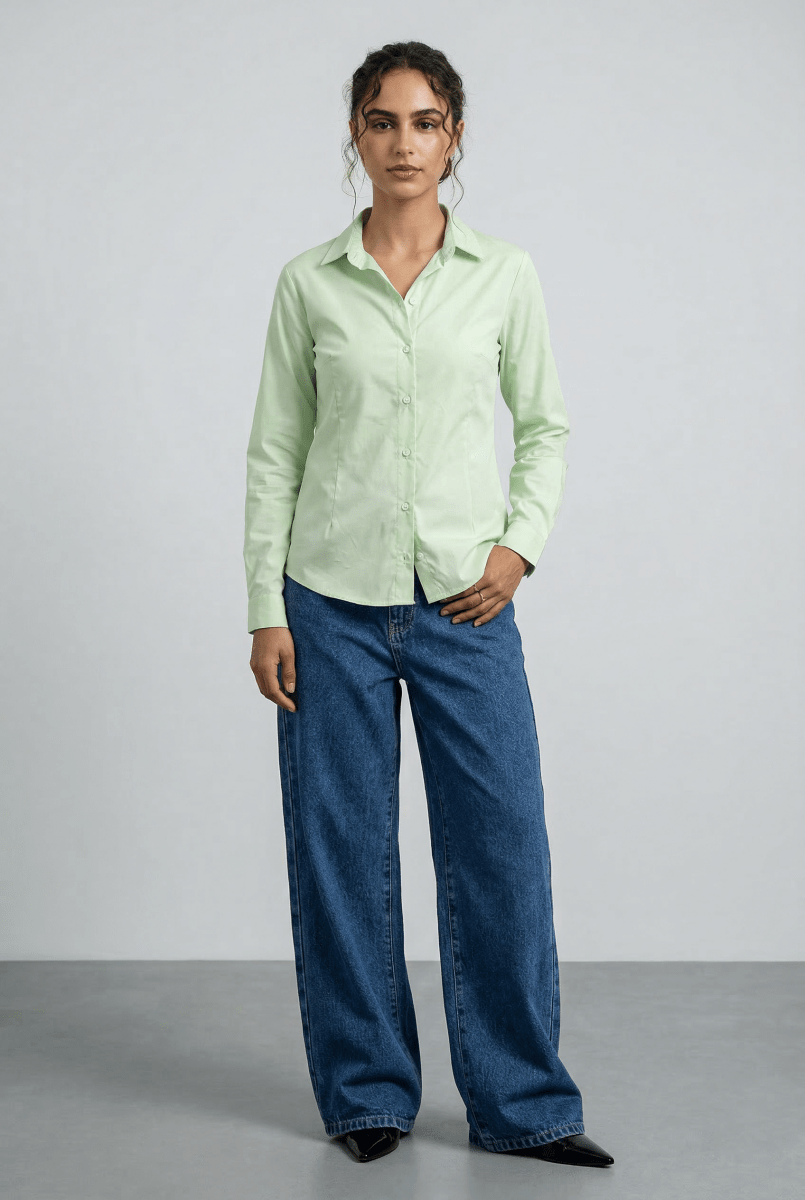 Smart-fit Button Down in Pistachio