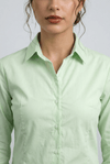Smart-fit Button Down in Pistachio SHIRT ATTIR-WOMEN