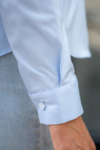 Smart - fit Button Down in Sky Blue - AttirSHIRT
