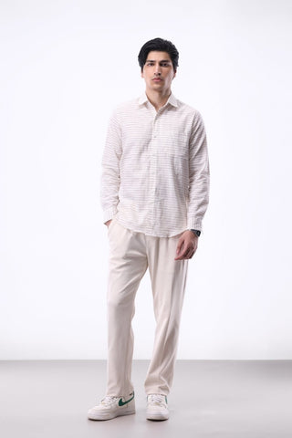Stripe Button Down Shirt in Red - AttirSHIRT