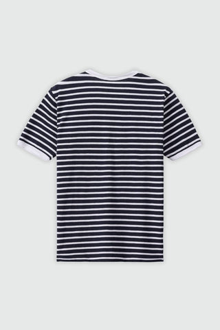 Striped T-shirt in Blue - AttirTEE