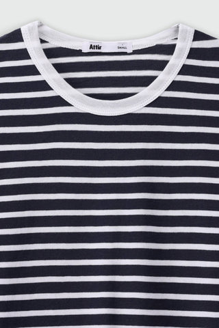 Striped T-shirt in Blue - AttirTEE