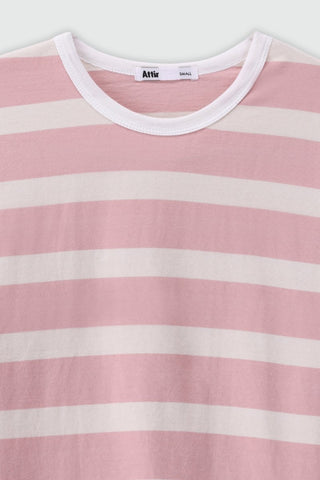 Striped T-shirt in Pink - AttirTEE