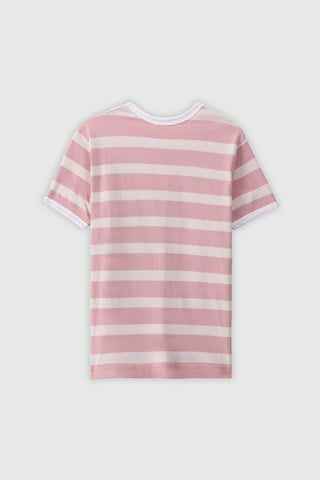 Striped T-shirt in Pink - AttirTEE
