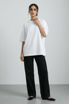 Structured Oversized T-shirt in Salt TEE ATTIR-UNISEX