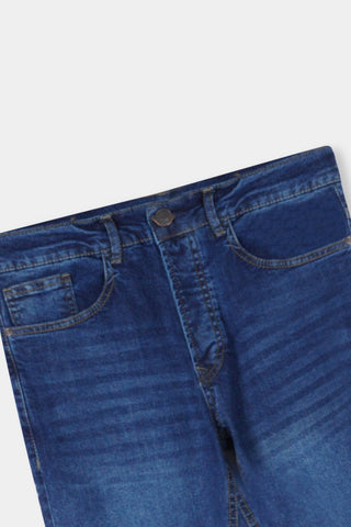 Superstretch Slim - fit Jean in Mid Wash - AttirJEAN