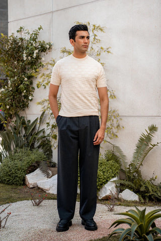 Tubular - Knit Crew Neck in Cream - AttirTEE