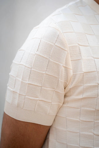 Tubular - Knit Crew Neck in Cream - AttirTEE