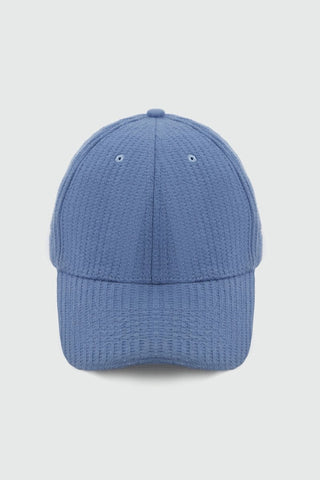 Waffle Textured Baseball Cap in Sky - AttirCAP