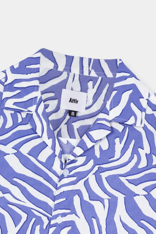 Wavy Print Shirt - AttirSHIRT