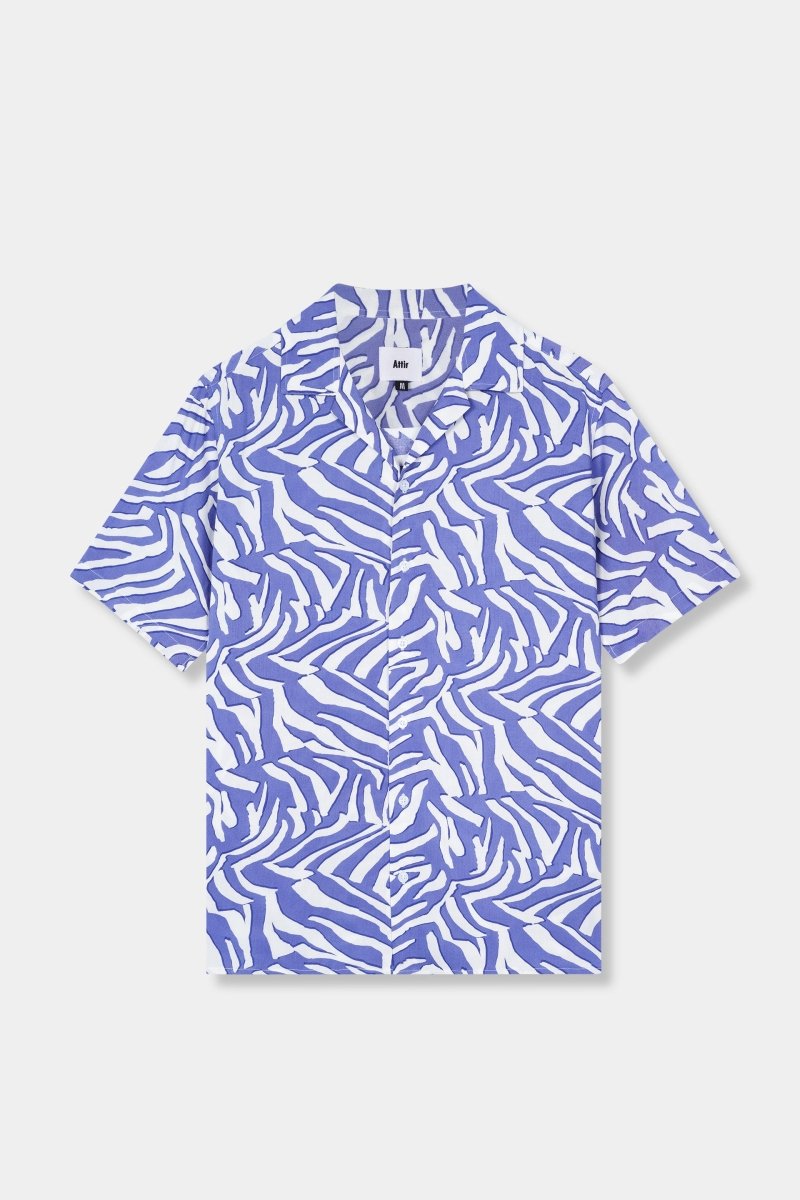 Wavy Print Shirt SHIRT ATTIR-UNISEX