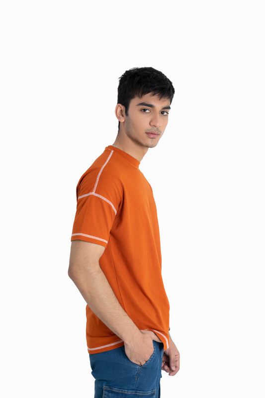Oversized Overlocked T-shirt