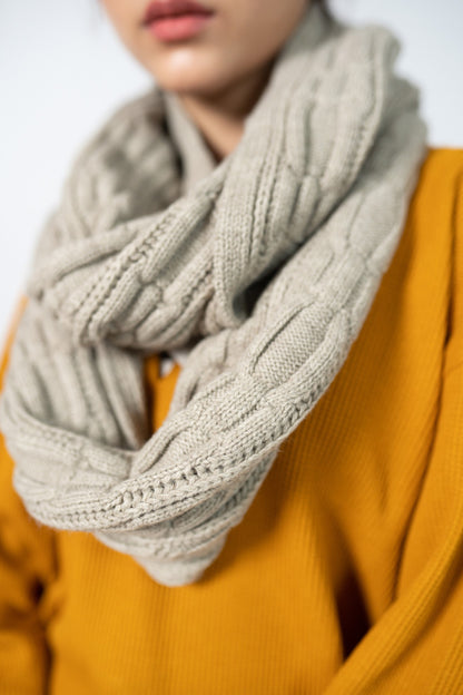 Cable Knit Neck Warmer