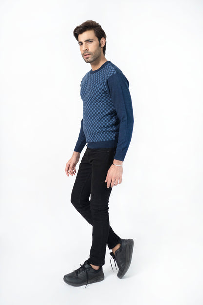 100% Merino Wool Plating Knit Sweater